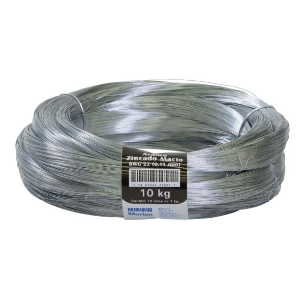 Arame Galvanizado 22" Pol - Morlan