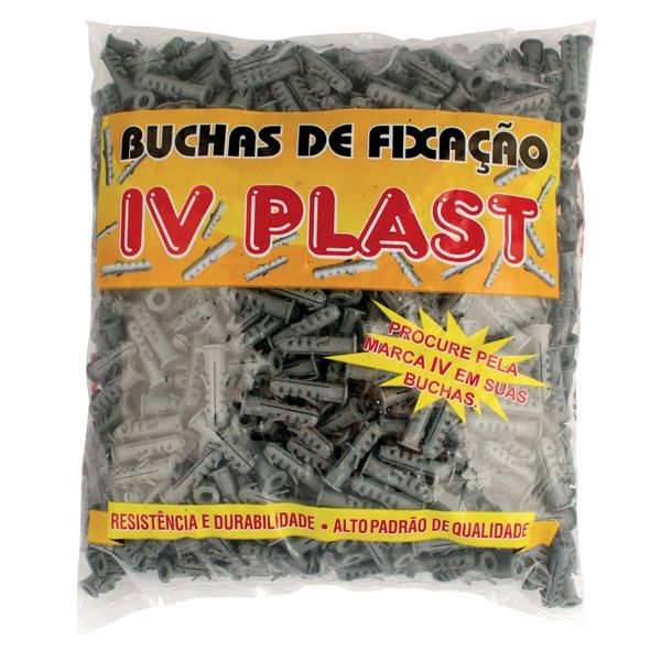 Bucha Fixação com Anel 7 c/1000 - Iv Plast 