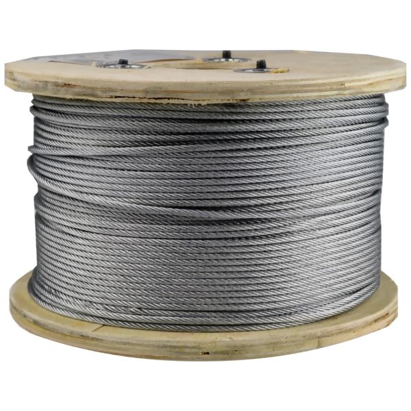 Cabo de Aço 6X7 5/16" Alma de Fibra 250m - Starfer