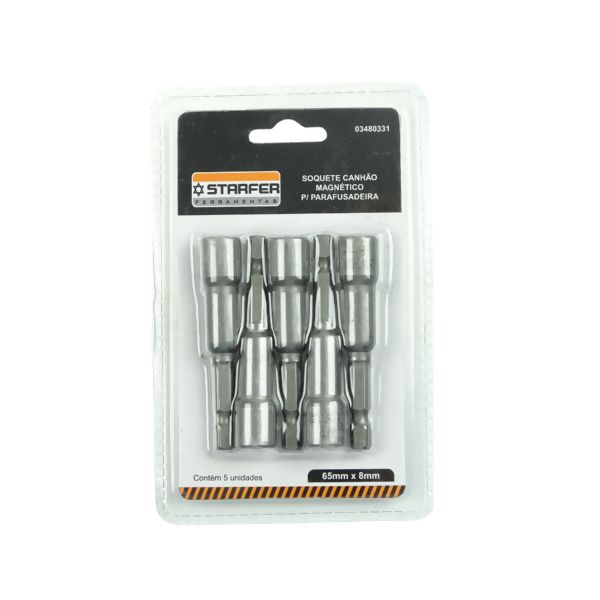 Soquete Canhão Magnético para Parafusadeira 8 mm - Starfer