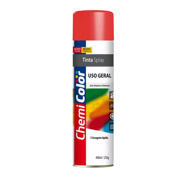 Spray Uso Geral Vermelho 400ml - Chemicolor 
