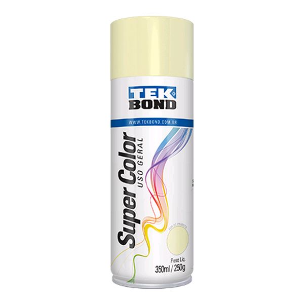 Tinta Spray Uso Geral Bege 350ml - Tekbond 