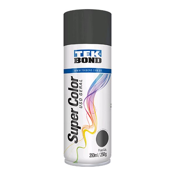 Tinta Spray Uso Geral Grafite 350ml - Tekbond 