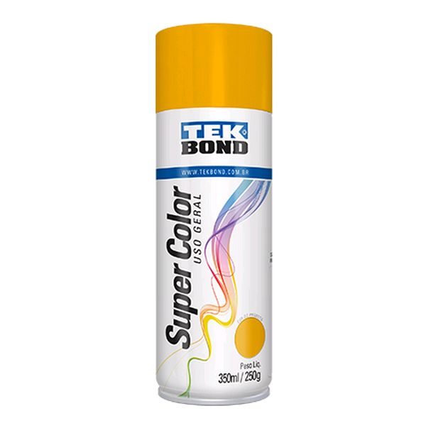 Tinta Spray Uso Geral Laranja 350ml - Tekbond 