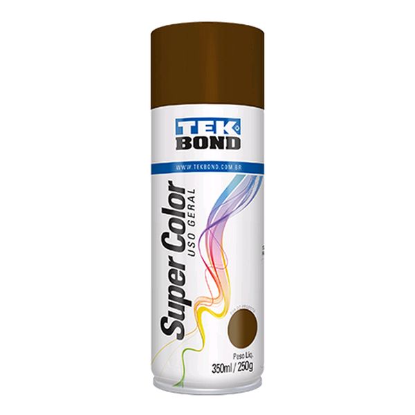 Tinta Spray Uso Geral Marrom 350ml - Tekbond 