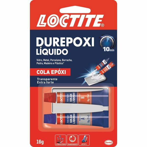 Durepoxi Líquido 16G Cartela - Henkel