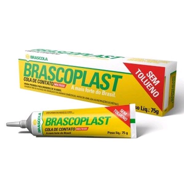 Cola de Contato Brascoplast Sem Toluol 75g - Brascola