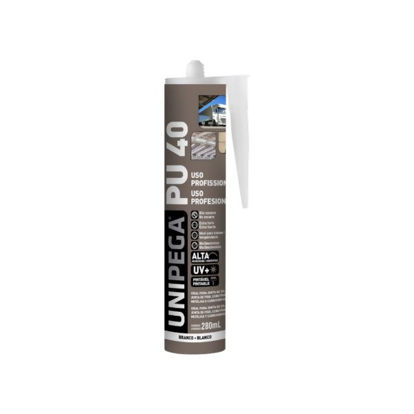 Selante PU 40 Branco 400 g - Unipega