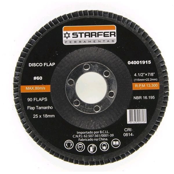 Disco Flap 4.1/2  60 - Starfer