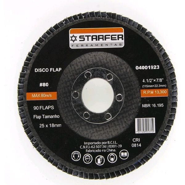 Disco Flap 4.1/2  80 - Starfer