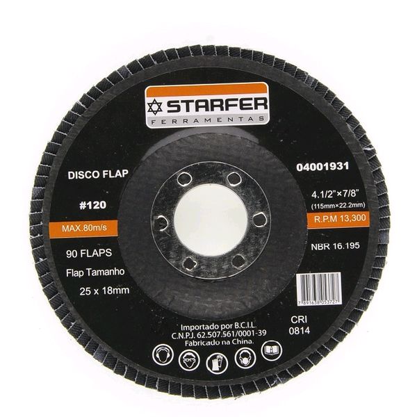 Disco Flap 4.1/2  120 - Starfer