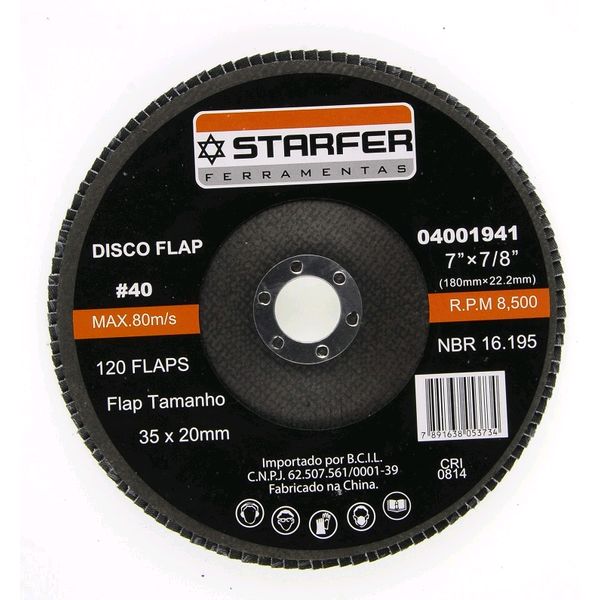 Disco Flap 7" 40 - Starfer