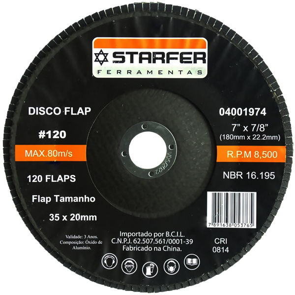 Disco Flap 7" 120 - Starfer