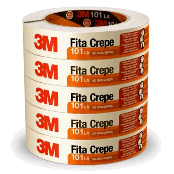 Fita Crepe Uso Geral 24X50 - 3M