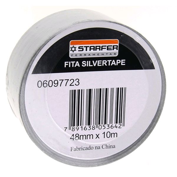 Fita Silvertape 48X10m - Starfer