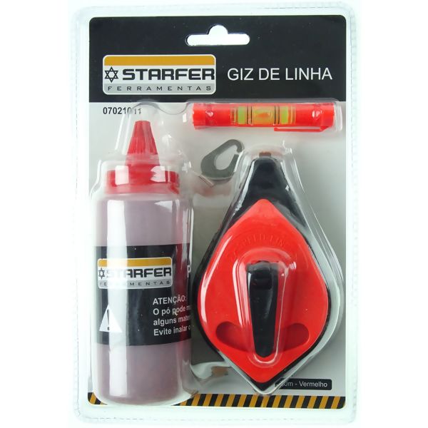 Giz de Linha Vermelho 30m - Starfer