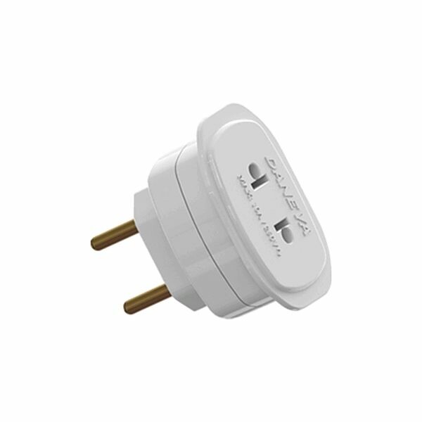 Pino Adaptador Universal 2 Pontas 10A/250V 1658 - Daneva 