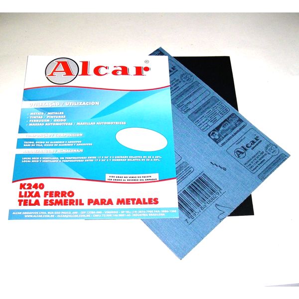 Lixa Ferro K240 100 c/25 - Alcar