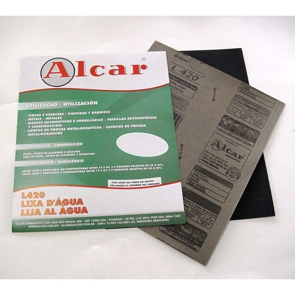 Lixa Agua L420 80 c/50 - Alcar