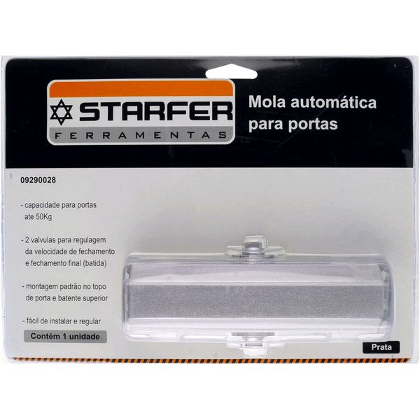 Mola Automática para Porta Prata - Starfer