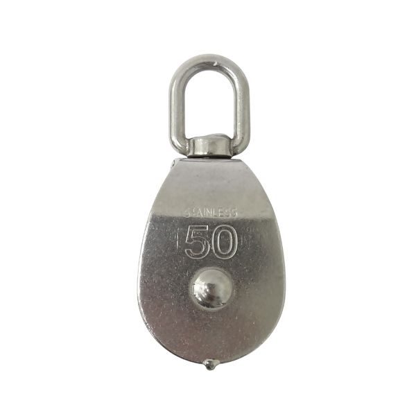 Roldana Dupla Olhal Inox 50 mm - Starfer
