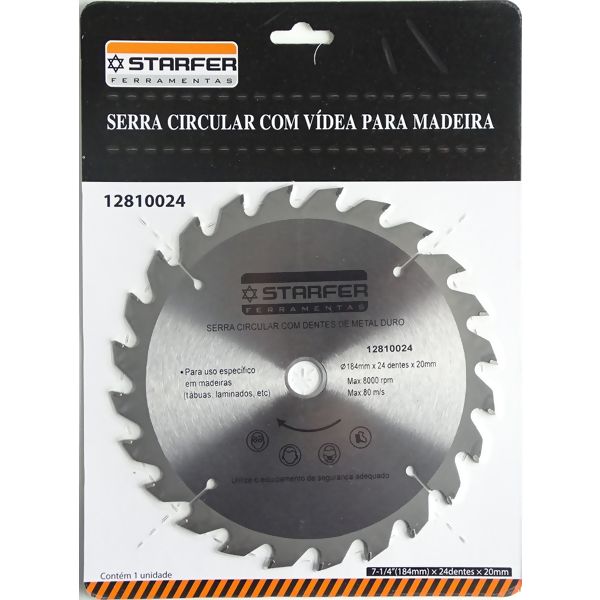 Serra Circular Widea 7.1/4X24X20 - Starfer