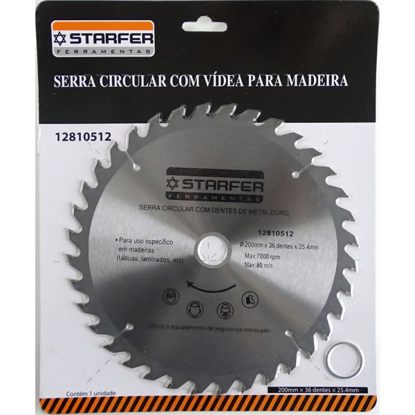 Serra Circular Widea 200X36 - Starfer