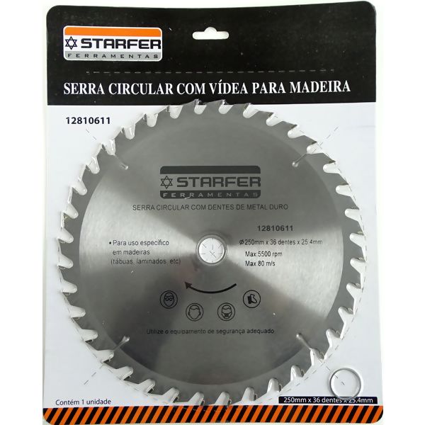 Serra Circular Widea 250X36 - Starfer