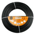 Cabo de Aço Encapado Preto 6X19 1/8" 25m - Starfer