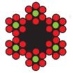 Cabo de Aço 6X7 3/8" Alma de Fibra 250m - Starfer