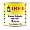 Massa Adesiva Plástica Branca 1KG - Ibere