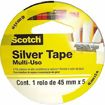 Fita Silver Tape Cinza 45 X 5 metros - 3M