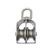 Roldana Dupla Olhal Inox 32 mm - Starfer